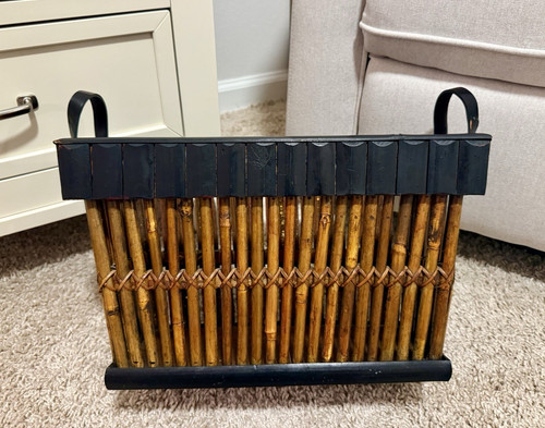 Rectangular bamboo style wood - bamboo,