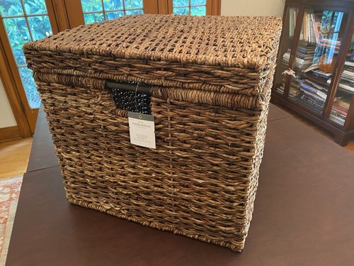 Threshold abaca storage basket - storage,