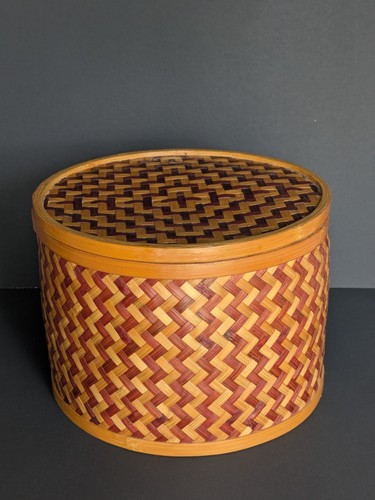 Vintage round bamboo - round,