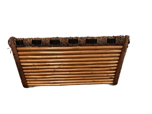 Vintage handmade bamboo rattan - vintage,
