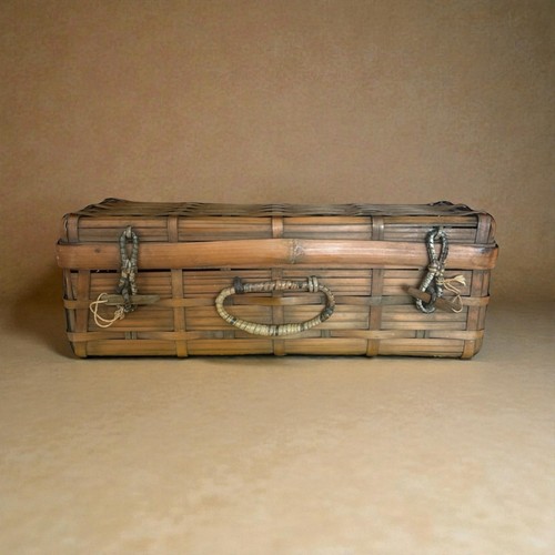 Bamboo woven wicker storage - wicker,