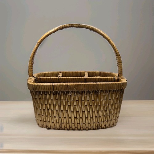 Old wicker rattan storage - old,