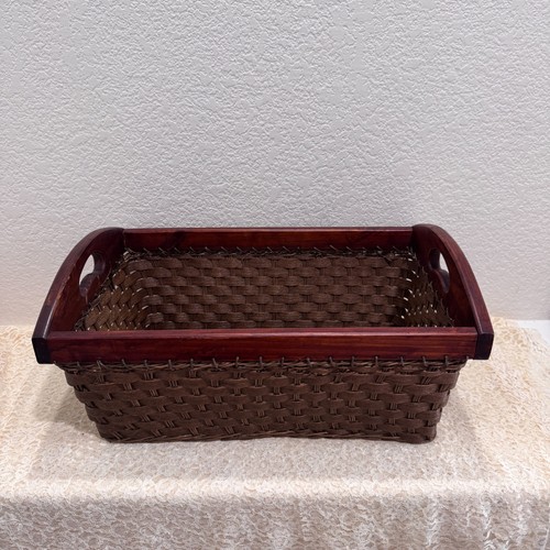 Vintage rectangular wicker - vintage,
