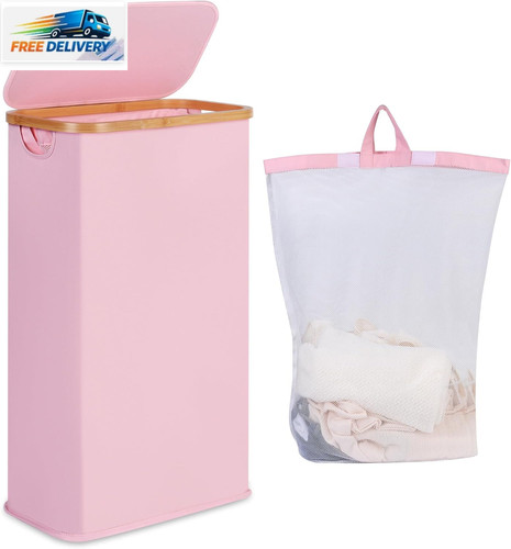 65l slim laundry hamper - laundry,