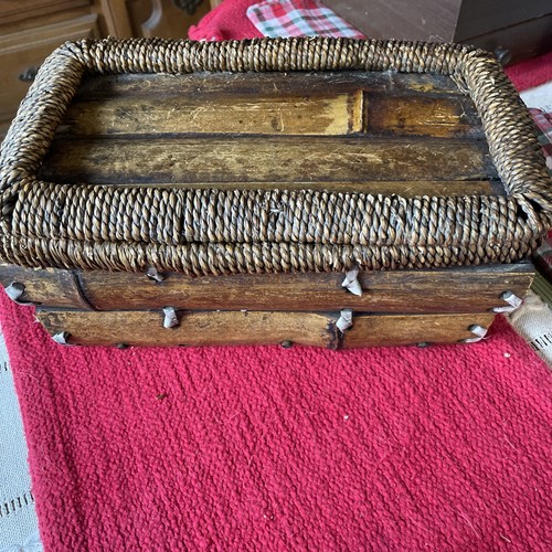 Vintage bamboo hemp twine - &,