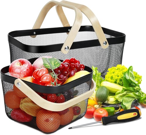 Pack garden harvest baskets - garden,