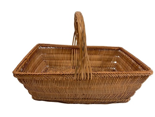 Bamboo country décor basket - décor,