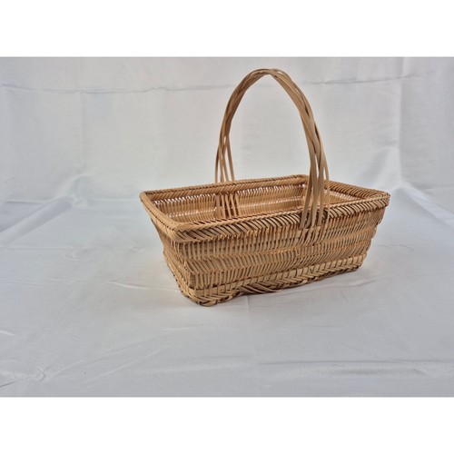 Vintage woven wicker gathering - vintage,