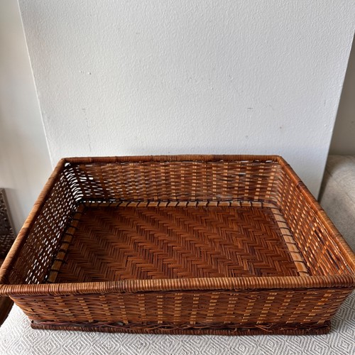 Vintage woven rattan wicker - vintage,