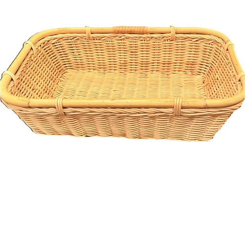Woven wicker and - and, bamboo
