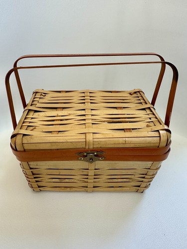 Vintage woven bamboo - woven,