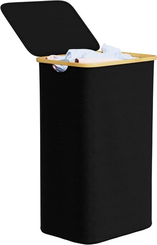 Laundry hamper with - hamper, lid,