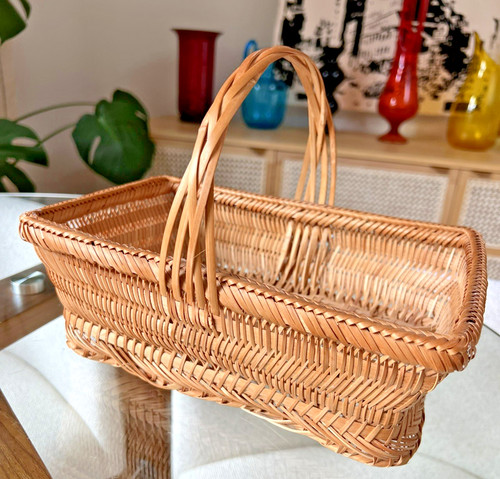 Basket handle rustic - basket,