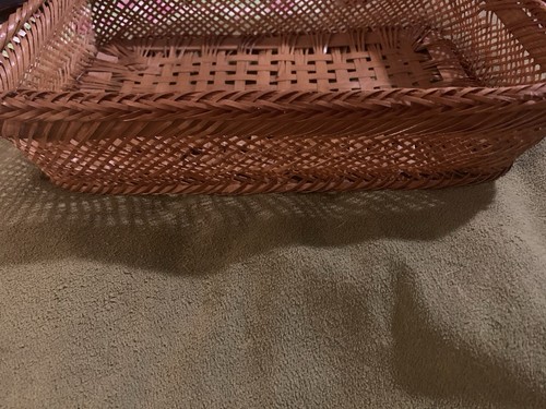 Vintage rectangular bamboo - rectangular,